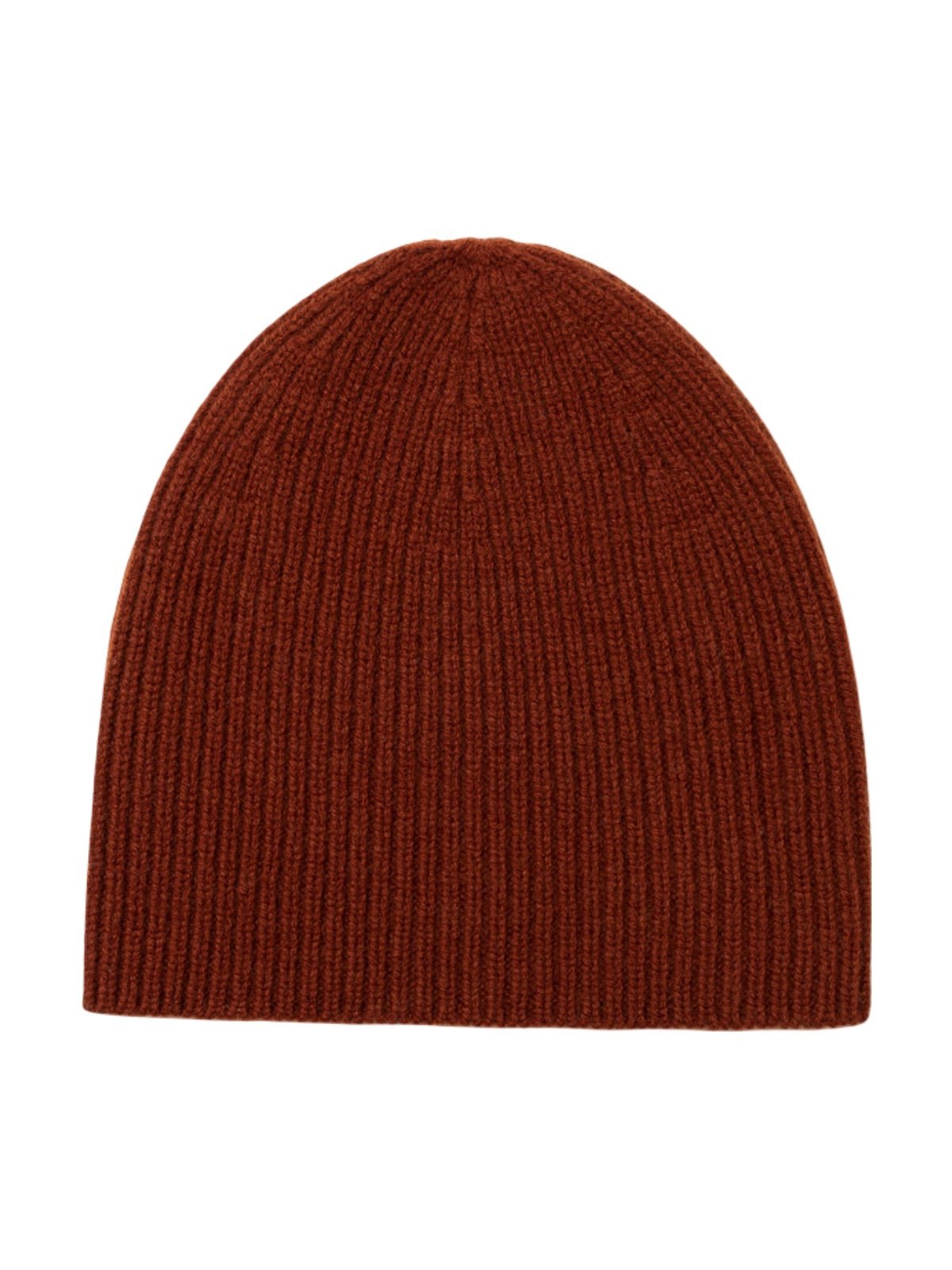 Bonnet en pure laine côtelée, doux et chaud pour l’hiver, style minimaliste femme, idéal pour affronter le froid avec confort, modèle Kim - Bonnets - Bordeaux