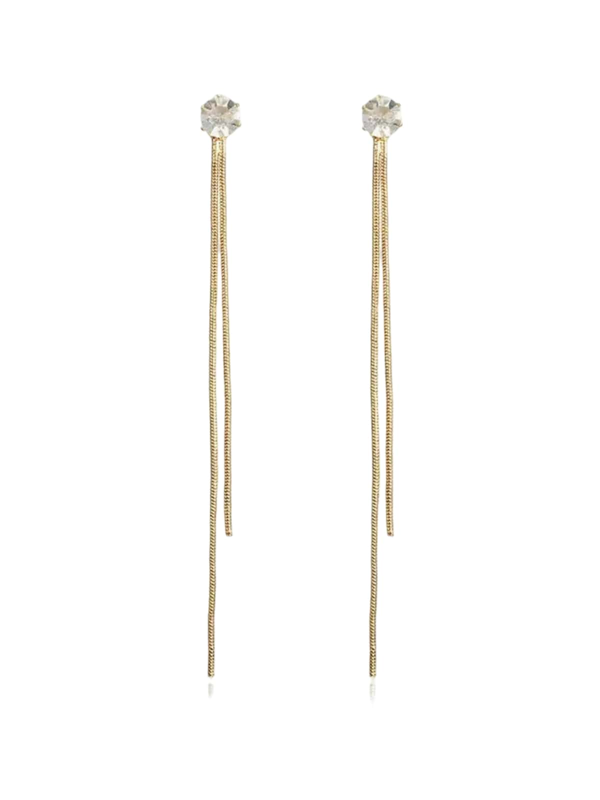 Boucles d'oreilles géométriques acier inoxydable, or rose, mini carré, minimaliste, modèle Jihane - Boucles d'oreilles - Or 2 mm