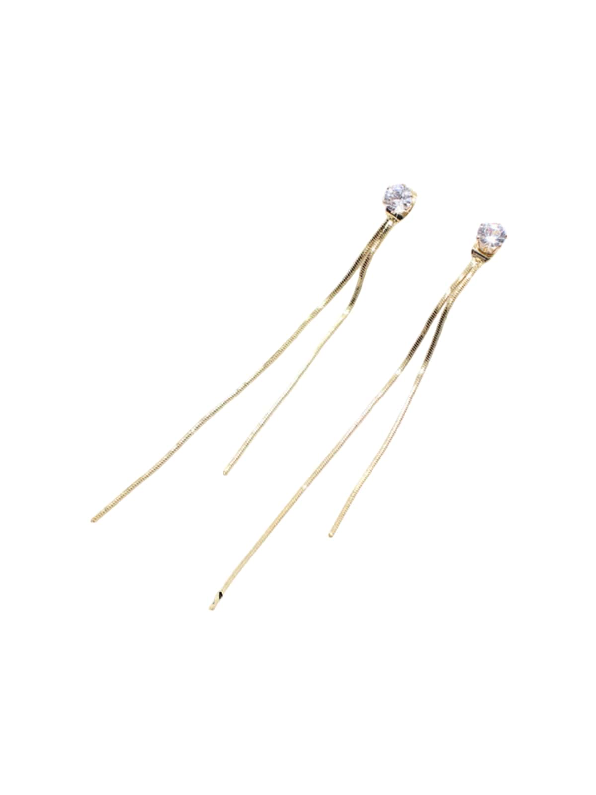 Boucles d'oreilles géométriques acier inoxydable, or rose, mini carré, minimaliste, modèle Jihane - Boucles d'oreilles - Or 2 mm
