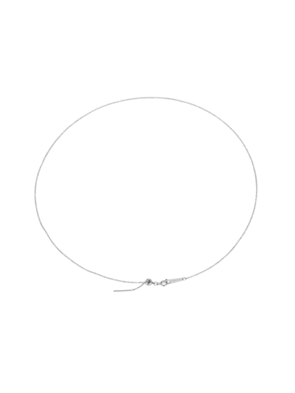 Chaîne fine ajustable femme, acier inoxydable doré, collier DIY minimaliste, bijou à composer, modèle Komal - Collier - Argent 45cm