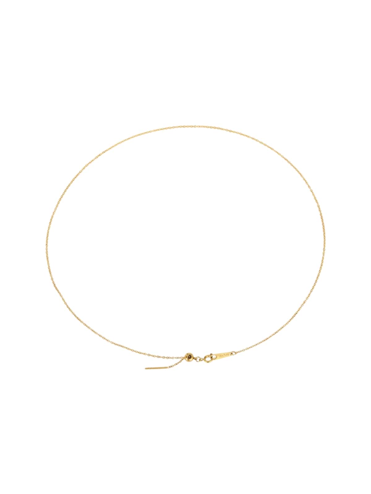 Chaîne fine ajustable femme, acier inoxydable doré, collier DIY minimaliste, bijou à composer, modèle Komal - Collier - Or 45cm
