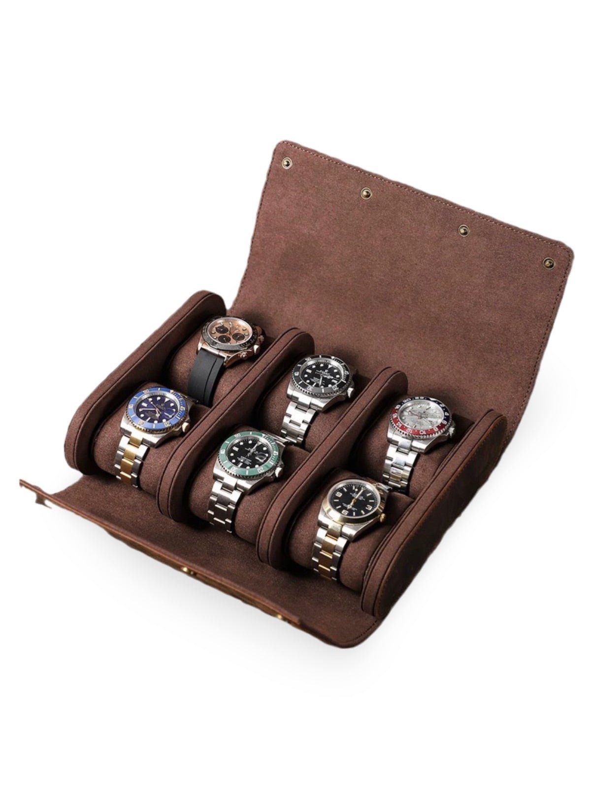 Coffret à montres, en cuir, grand format, modèle Verner - Coffret - Café