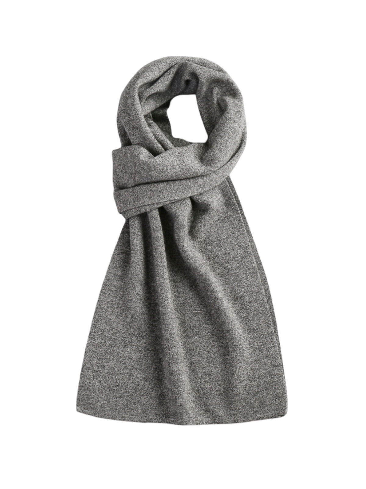 Écharpe chaude en laine, douceur enveloppante pour l’hiver, parfaite pour les journées froides, accessoire incontournable du quotidien, pour l'homme moderne, modèle Mike - Écharpe - Gris