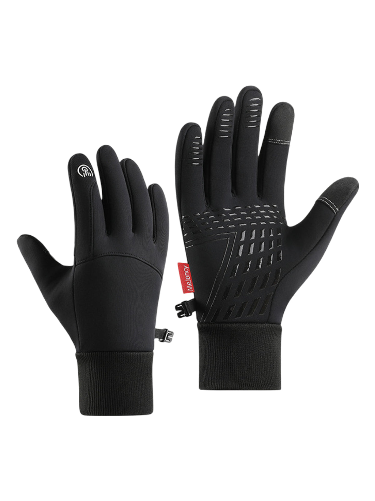 Gants d'hiver tactiques, coupe - vent, imperméables, idéal tout type de sport, chaud et confortable, modèle Aryx - Gants - Noir M