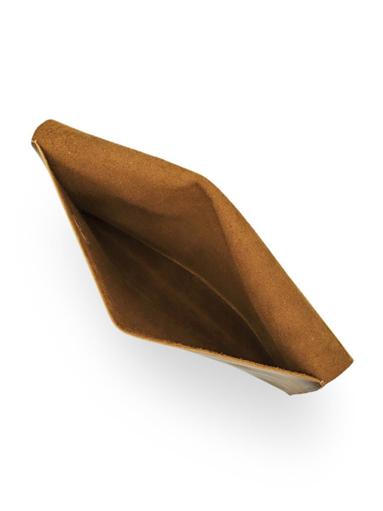 Housse en cuir pour MacBook Air 15 pouces, étui élégant aimanté, protection raffinée pour ordinateur portable, modèle Rigobert - Housse - Café