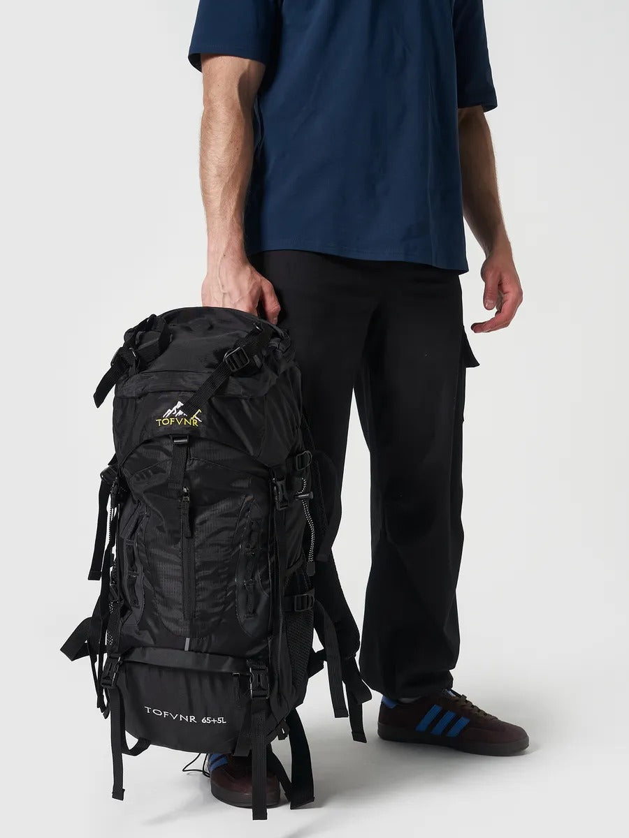 Sac à dos randonnée 65L, trekking, voyage, alpinisme, camping, sport outdoor, modèle Evero