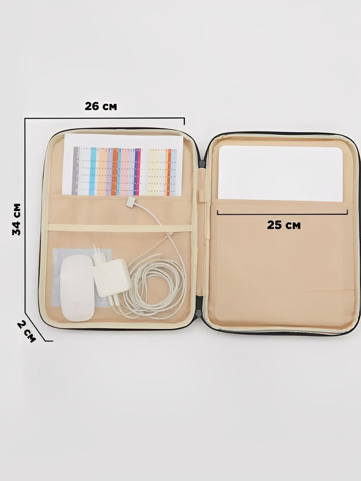 ousse ordinateur portable, housse MacBook, protection tablette, sacoche fine, étui déperlant, modèle Constance - Housse - Bleu marine M