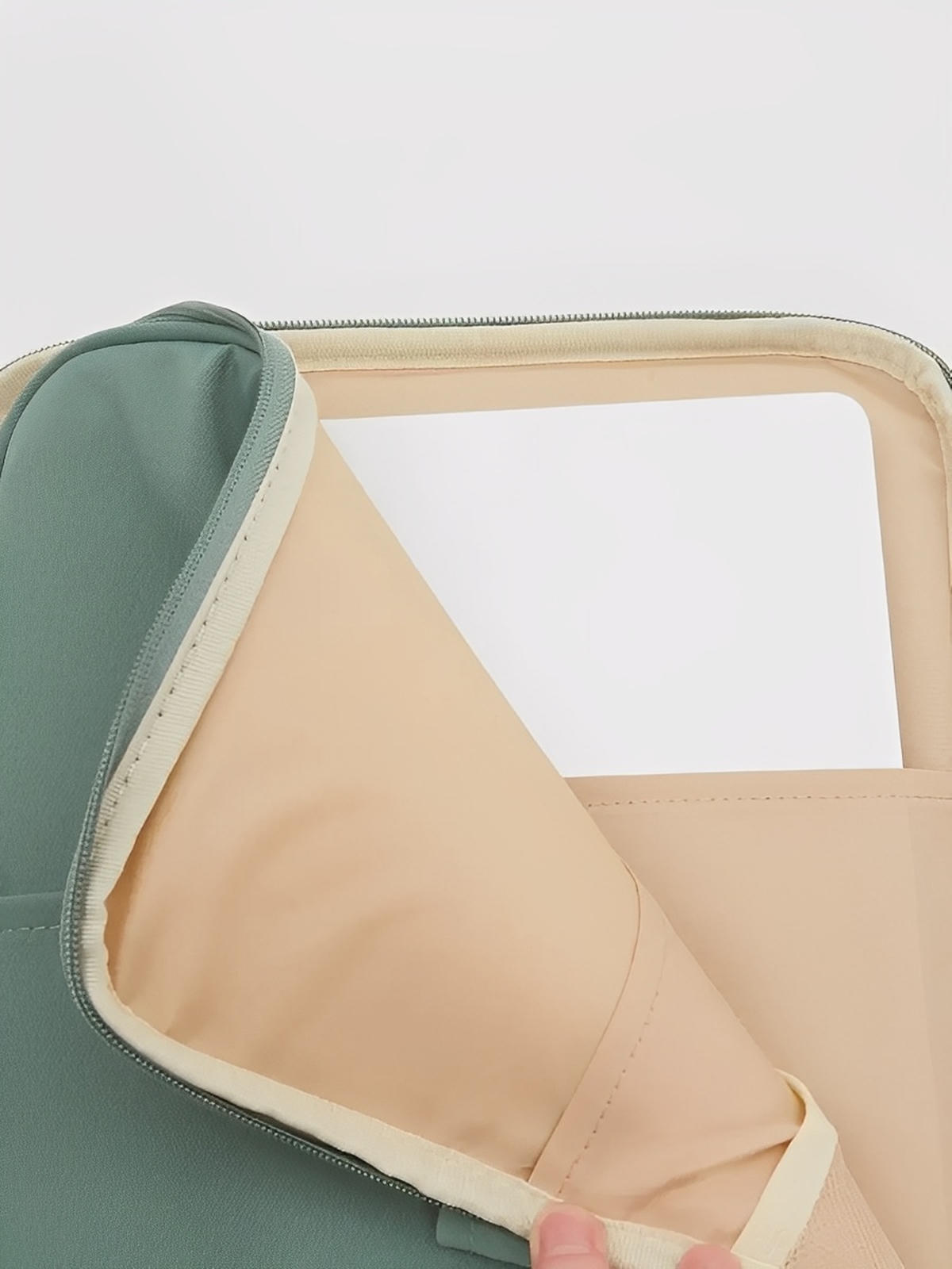 ousse ordinateur portable, housse MacBook, protection tablette, sacoche fine, étui déperlant, modèle Constance - Housse - Vert M