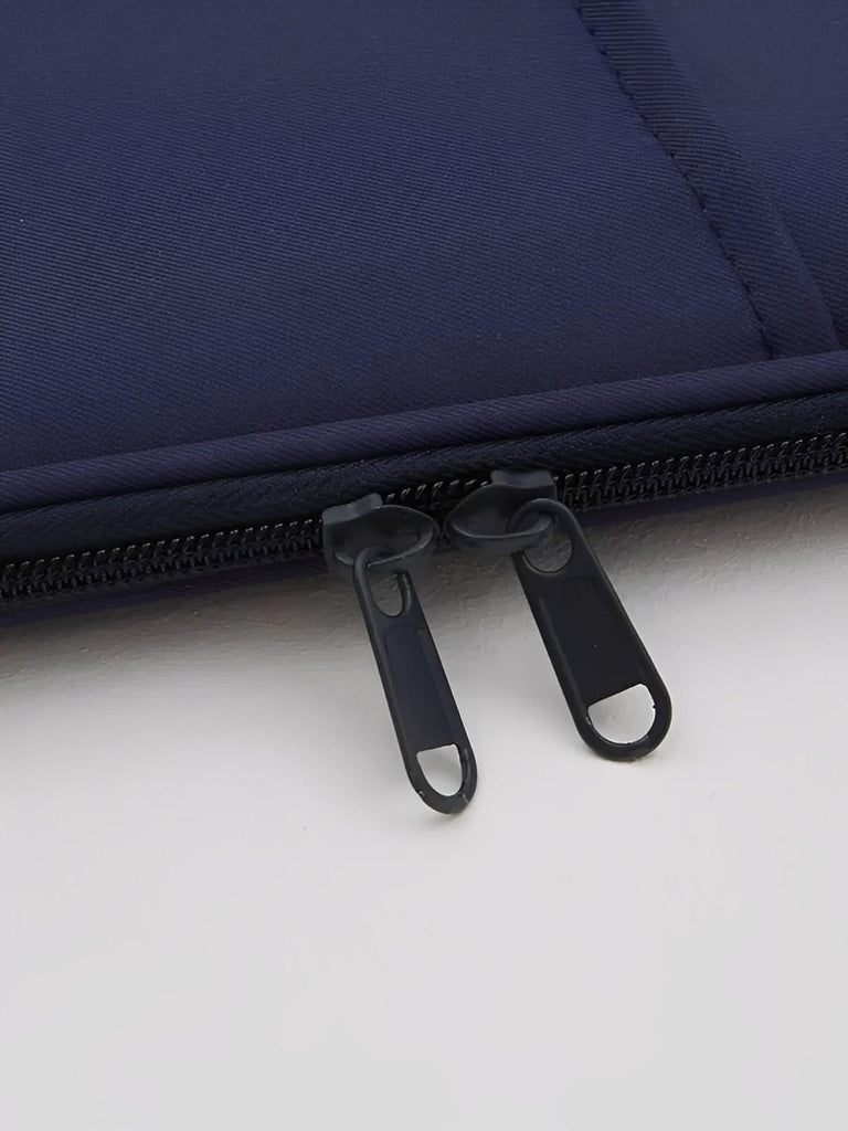 ousse ordinateur portable, housse MacBook, protection tablette, sacoche fine, étui déperlant, modèle Constance - Housse - Bleu marine M