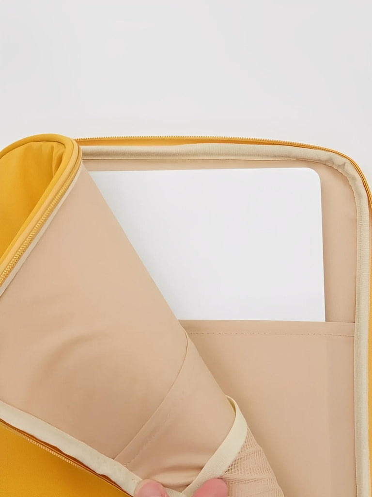 ousse ordinateur portable, housse MacBook, protection tablette, sacoche fine, étui déperlant, modèle Constance - Housse - Jaune M