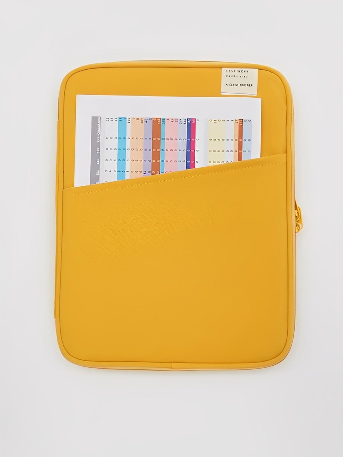ousse ordinateur portable, housse MacBook, protection tablette, sacoche fine, étui déperlant, modèle Constance - Housse - Jaune M