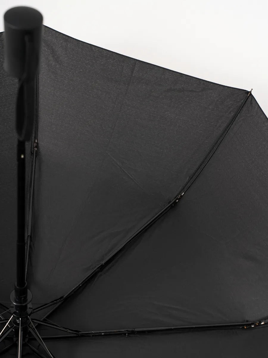 Parapluie pliant automatique, anti - vent, protection UV, compact et résistant, un incontournable, modèle Kali - Sacoche - Noir