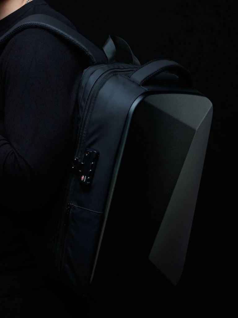 Sac à dos antivol, business et voyage, capacité extensible, avec port USB et compartiment ordinateur 15,6", résistant à l'eau, modèle Alior - Sac à dos - Noir