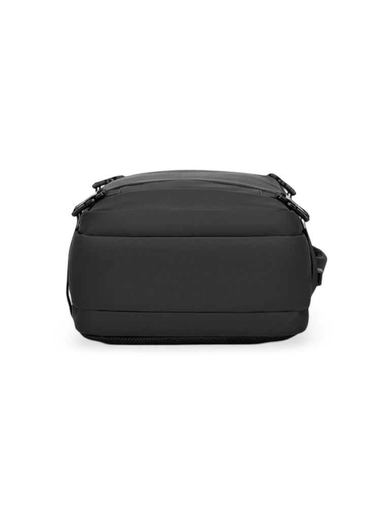 Sac à dos extensible 35L, résistant aux intempéries, port USB, ergonomique, idéal voyage et business, modèle Vargon - Sac à dos - Noir