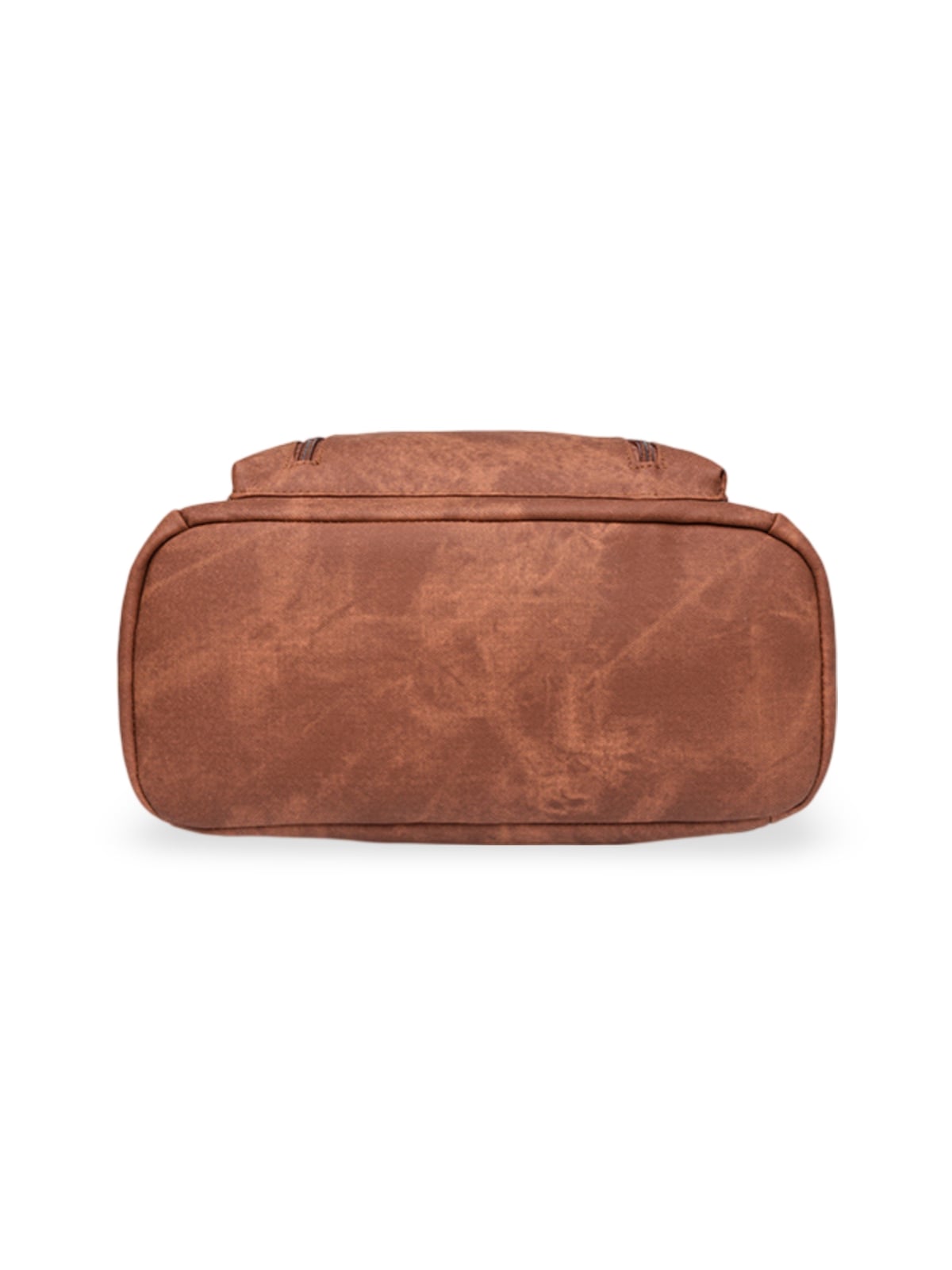 Sac à dos femme, grande capacité, simili vegan, style moderne, multifonction, fermeture zippée, modèle Violette - Sac à dos - Camel