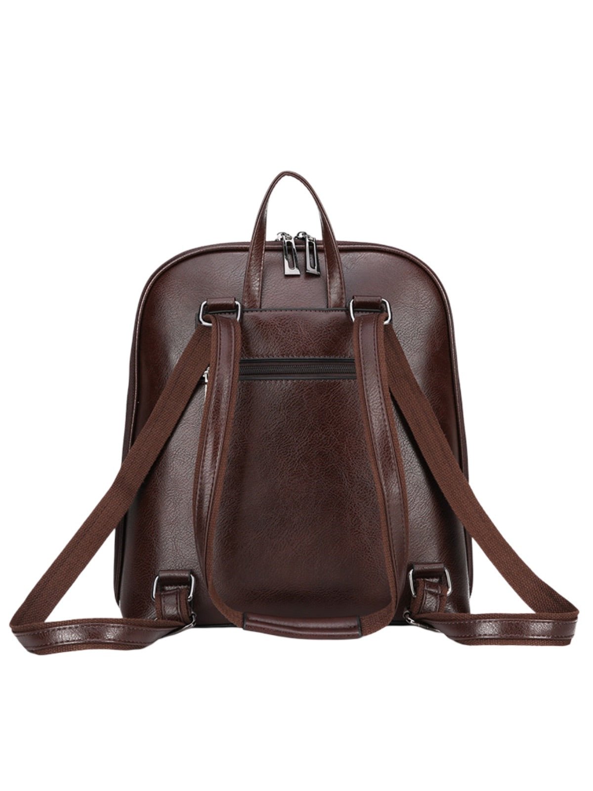 Sac à dos femme, sac ville imperméable, sac ordinateur 13 pouces, sac anti - vol dos, sac école tendance, modèle Cordule - Sac à dos - Café