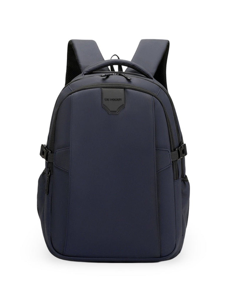 Sac à dos homme grande capacité, multi - compartiments, port USB, imperméable, design ergonomique, modèle Léos - Sac à dos - Bleu