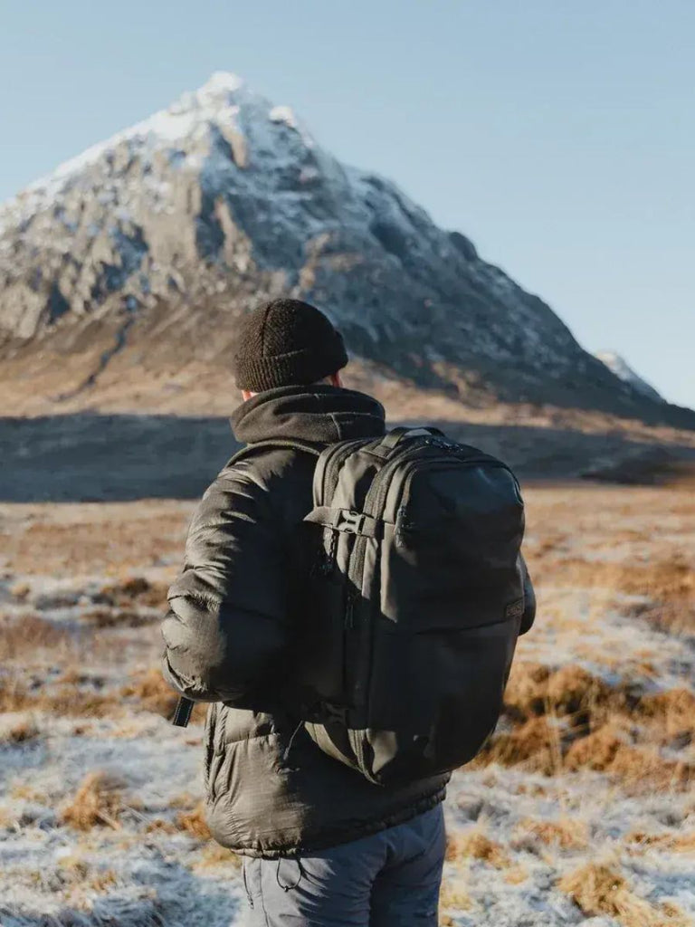 Sac à dos homme, multifonction, à grande capacité, extensible et imperméable, modèle Athanase - Sac à dos - Noir