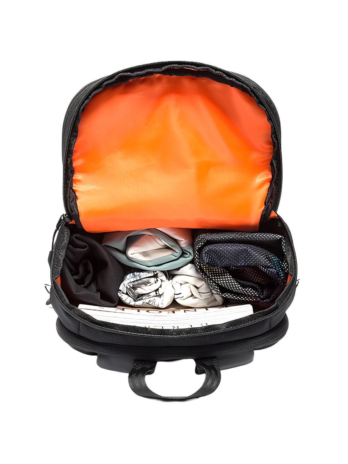 Sac à dos homme, voyage, ordinateur, imperméable, grande capacité, design moderne, noir, modèle Lorny - Sacoche - Noir S