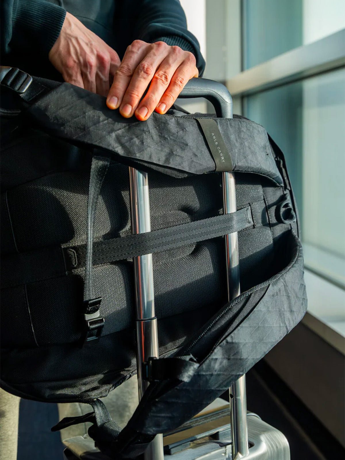 Sac à dos homme, X - PAC imperméable, 26L, compartiment ordinateur, design urbain, sac de sport, modèle Norfa - Sac à dos - Noir
