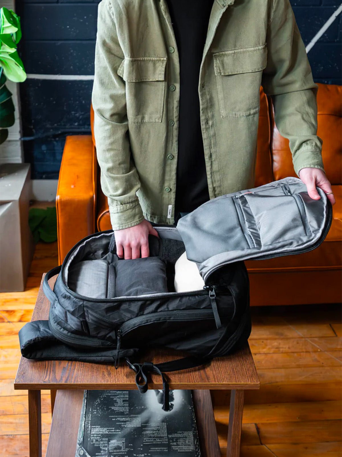 Sac à dos homme, X - PAC imperméable, 26L, compartiment ordinateur, design urbain, sac de sport, modèle Norfa - Sac à dos - Noir