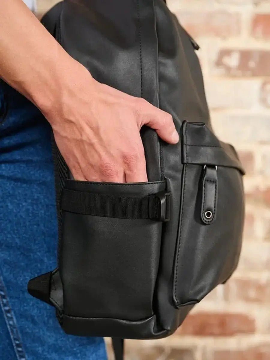 Sac à dos pour homme, simple de transport, style urbain, modèle César - Sac à dos - Noir