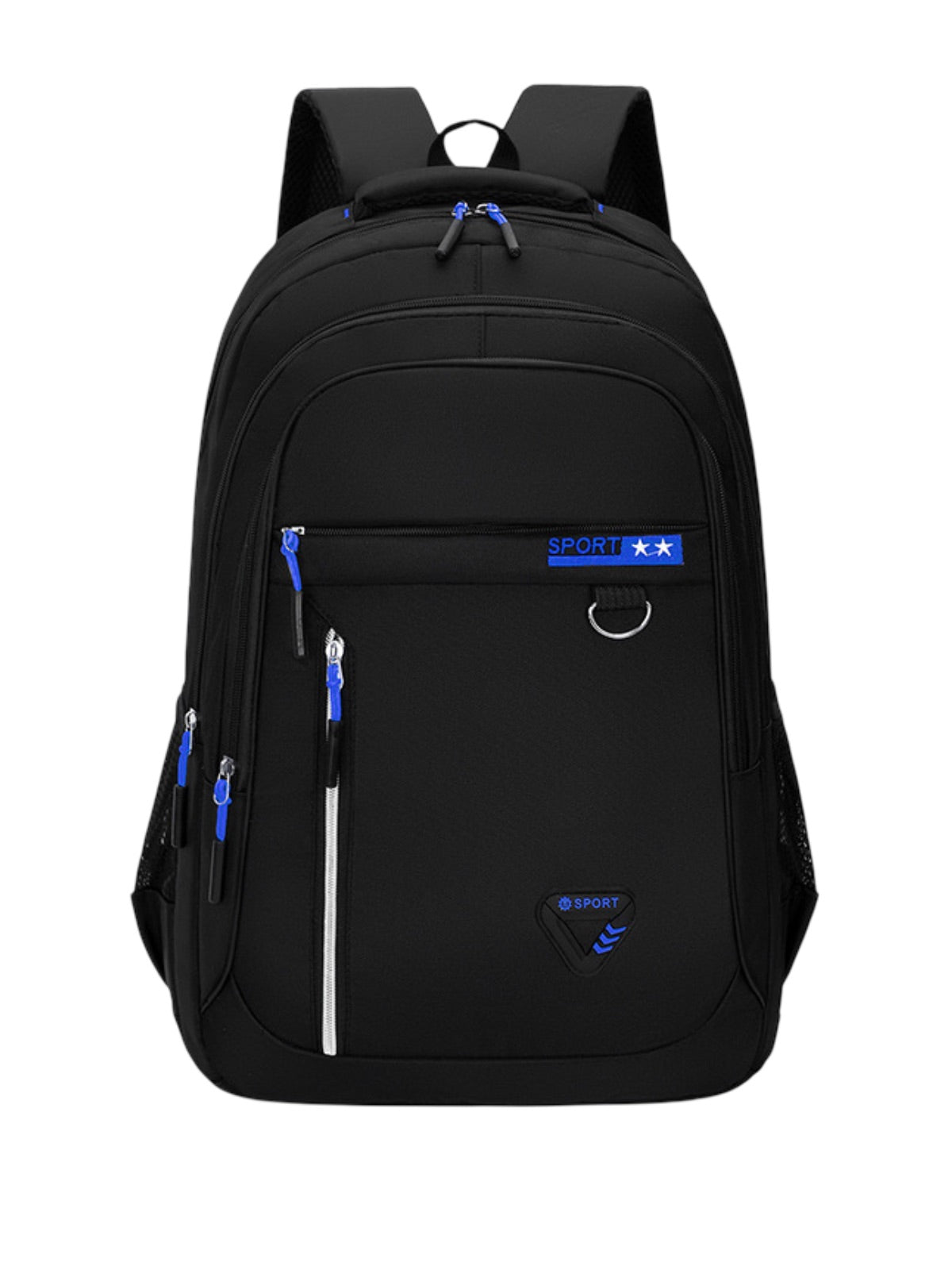 Sac à dos sport homme, grande capacité, compartiment ordinateur, dos matelassé, usage quotidien, modèle Brent - Sac à dos - Bleu