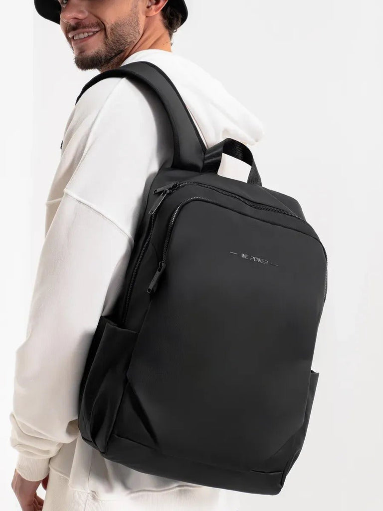 Sac à dos technique, grande capacité 20L, avec port USB et poche antivol, imperméable, pour un usage quotidien, modèle Eliott - Sac à dos - Noir