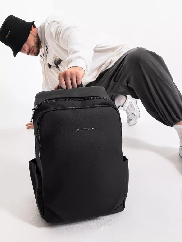 Sac à dos technique, grande capacité 20L, avec port USB et poche antivol, imperméable, pour un usage quotidien, modèle Eliott - Sac à dos - Noir