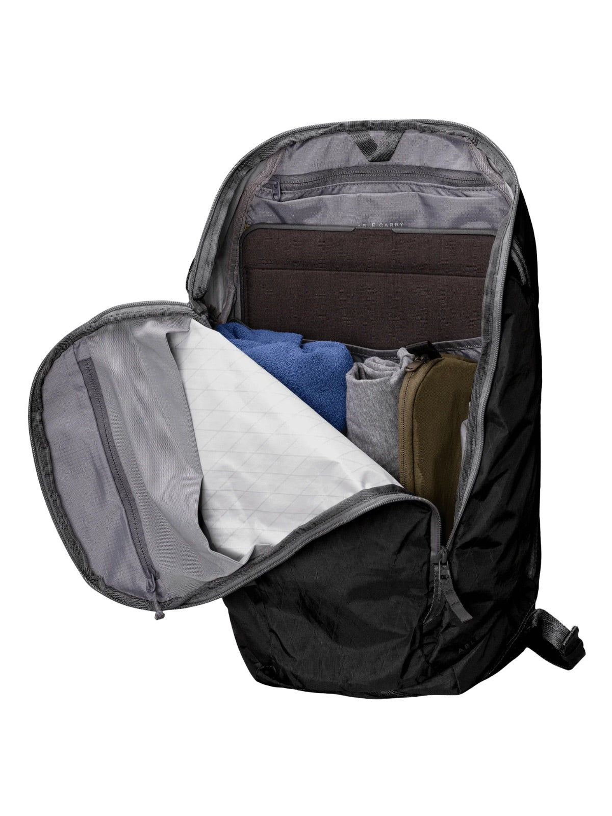Sac à dos X - Pac 25L, léger, résistant, compartiment ordinateur, ouverture asymétrique, usage quotidien, sac randonnée, modèle Artryx - Sac à dos - Noir
