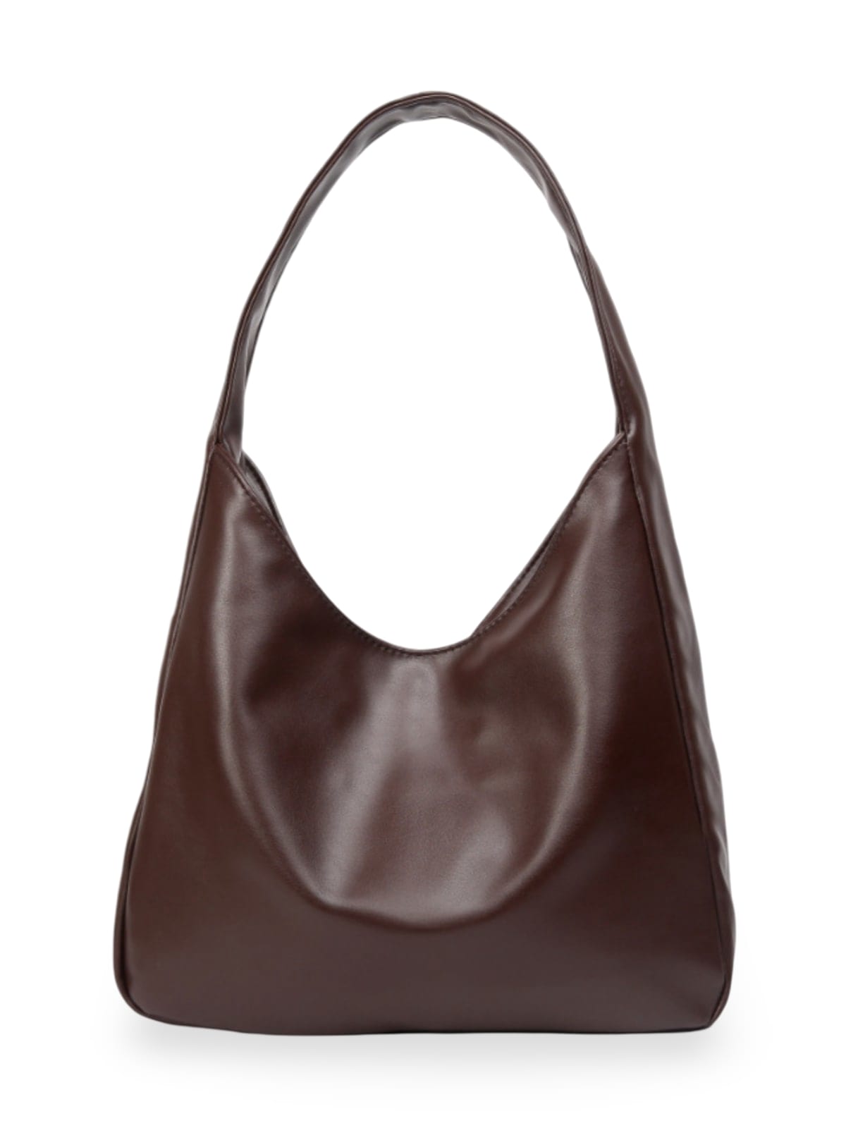 Sac à main en simili vegan, élégant et tendance, style hobo, modèle Cécile - Sac à main - Rouge