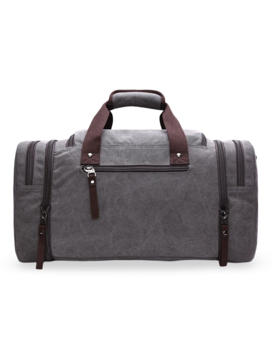 Sac de voyage en toile pour homme, grand format, multi - poches, et résistant, modèle Tony - Sac de voyage - Gris