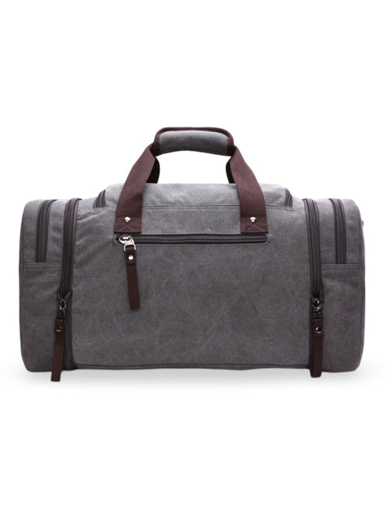 Sac de voyage en toile pour homme, grand format, multi - poches, et résistant, modèle Tony - Sac de voyage - Gris