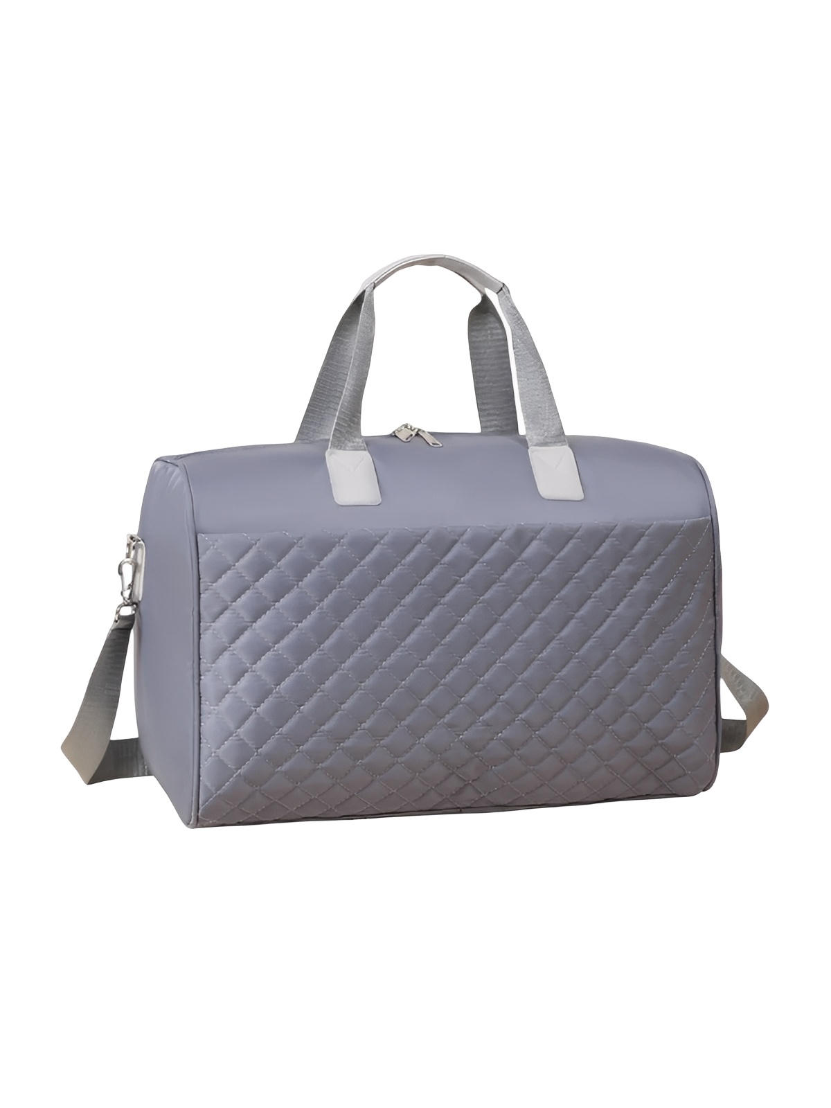 Sac de voyage matelassé, sac cabine léger, sac de sport femme, sac weekend résistant, modèle Pélagie - Sac de voyage - Gris