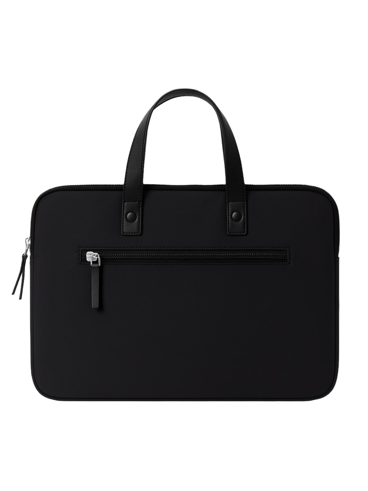 Sac ordinateur femme, housse ordinateur 15 pouces, sacoche PC imperméable, pochette ordinateur fine, mallette documents, modèle Joy - Housse - Noir M