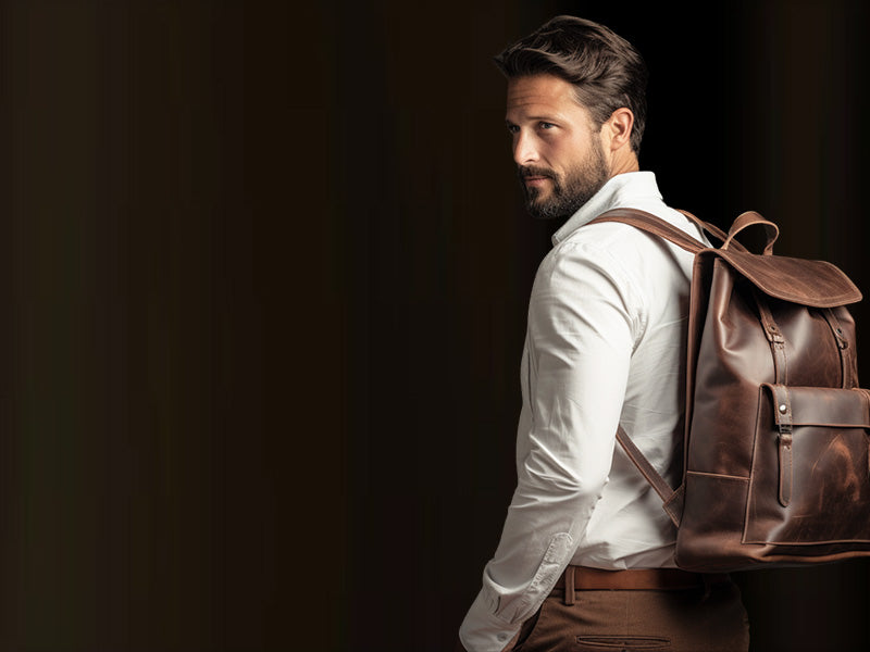 Sacs a Dos en Cuir pour Homme