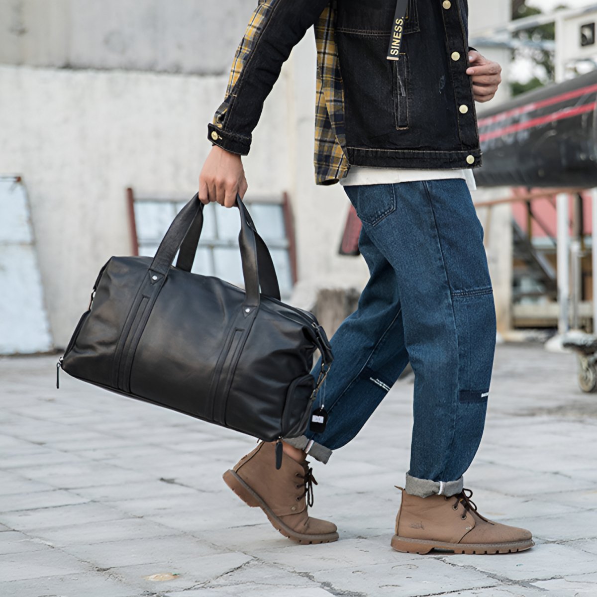 Sac de voyage pour fashion homme en cuir