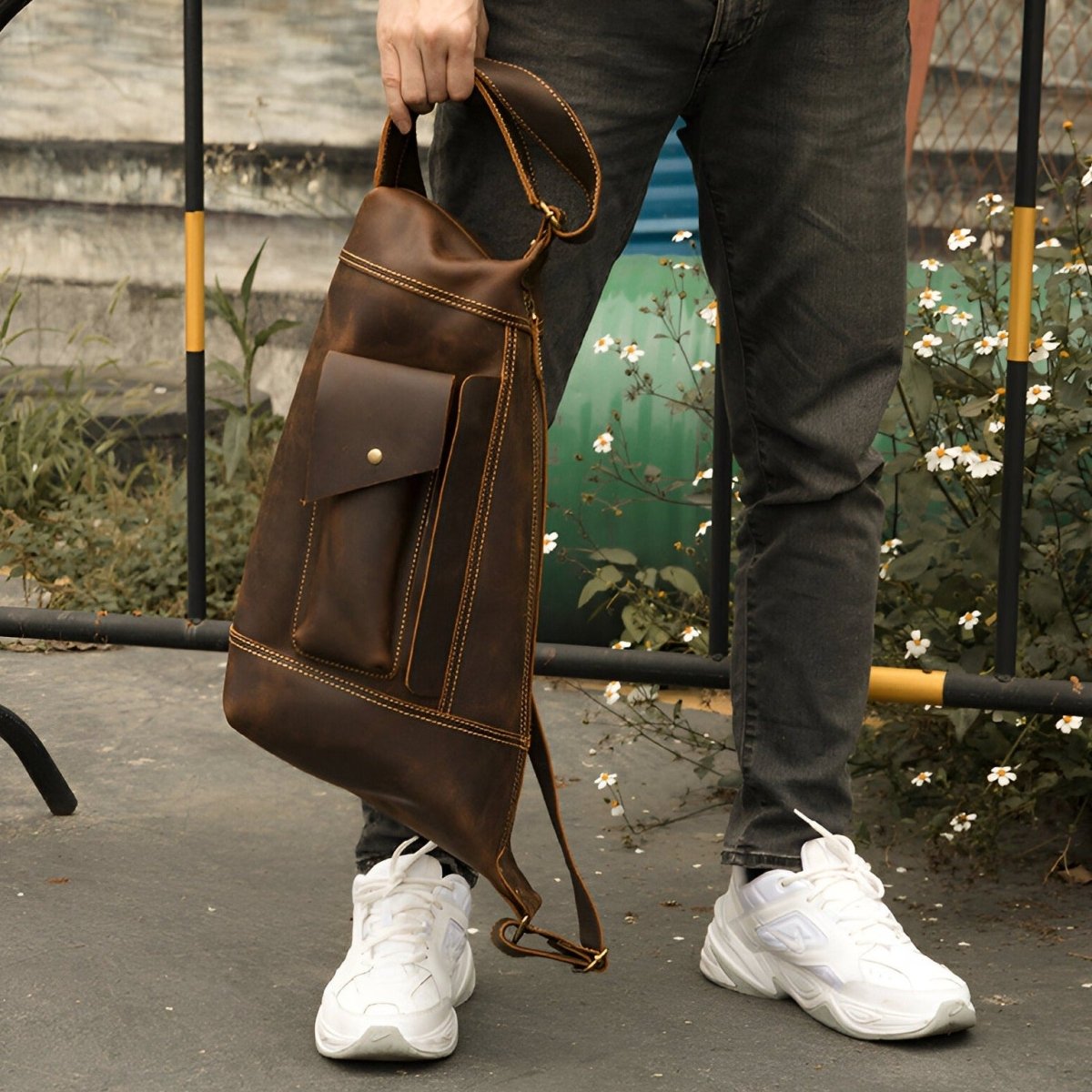 Sac de voyage en cuir petit format et original mod le Victorien